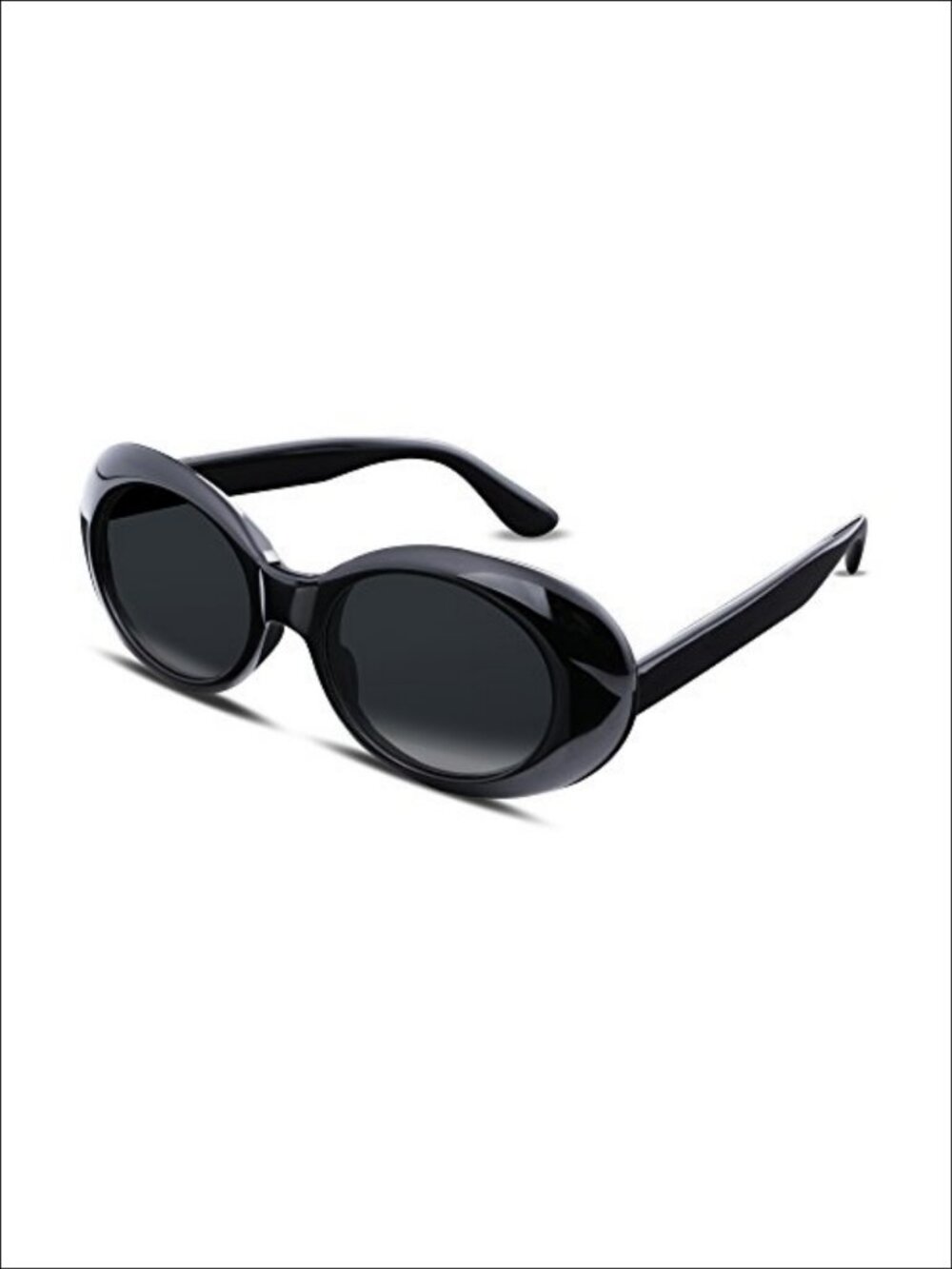 Oval Retro Rimmed Sunglasses UV400 Full Frame Unisex Adults